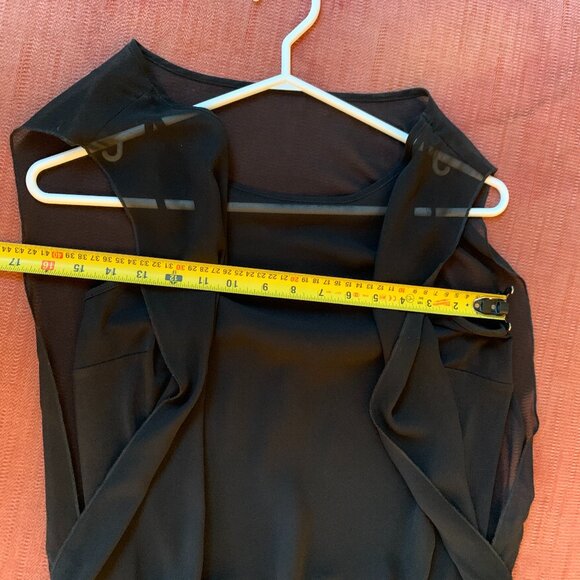 Sweet Storm Black & Nude Lace Mini Dress - Size Large - Party Holiday Classy - Picture 13 of 13